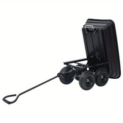 Kruiwagen – Tuinkar – Bouwkar – Zwaar Transport – Tuinwagen – Metalen Frame – 300 kg Draagvermogen – 4 All-Terrain Wielen – Ergonomisch Handvat – Robuust & Onderhoudsvrij