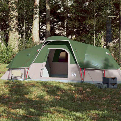 Koepeltent – Dometent – Familie Tent – Camping Tent – Groene Tent – 11 Personen – Waterdicht Polyester – Stevig TPU Frame