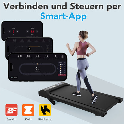 Loopband – Wandelband – Fitnessband – Hardloopband – Thuisgym – Verstelbare Hellingshoek – Stille 0,65 PK Motor – Breed Loopvlak 39x90 cm