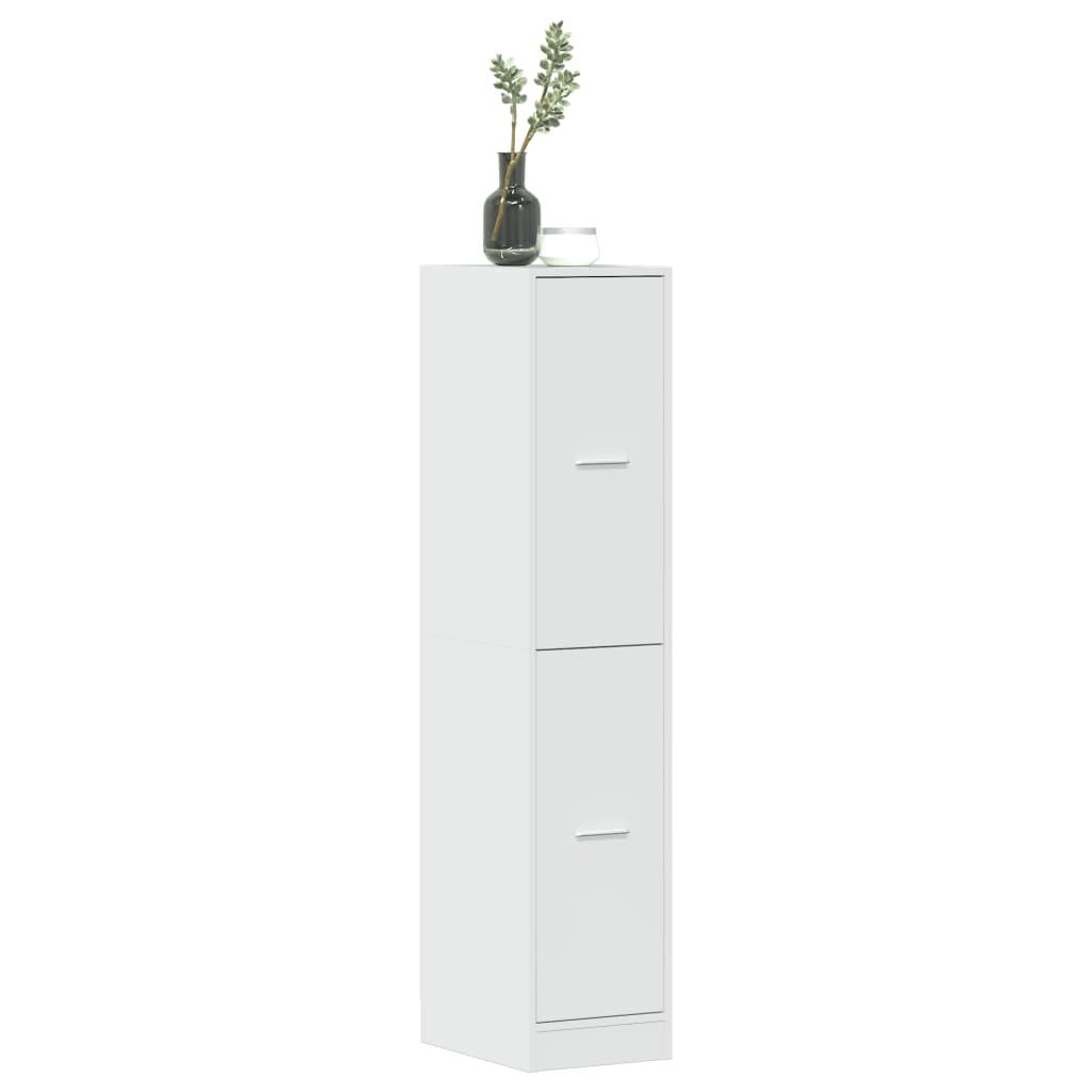 Apothecary Cabinet High Gloss White 30x41x144.5 cm Engineered Wood Side Cabinet Organizer Storage Cabinet Storage Box for Bedroom, Living Room, Bathroom, Home Furniture