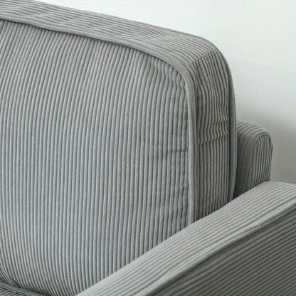 2-Zitsbank – Slaapbank – Loveseat – Bank Met Opbergruimte – Futonbank – Compact Design – Massief Houten Poten – Dik Schuim