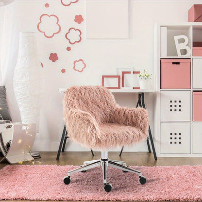 Bureaustoel – Office Chair – Draaistoel – Bureaustoelen – Stoel – Verstelbare Hoogte – Ergonomische Pluche Bekleding