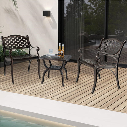 Tuinstoelen – Stapelbare Tuinstoelen – Terrasstoelen – Balkonstoelen – Aluminium Tuinstoelen – Weerbestendig – Ergonomisch Comfort