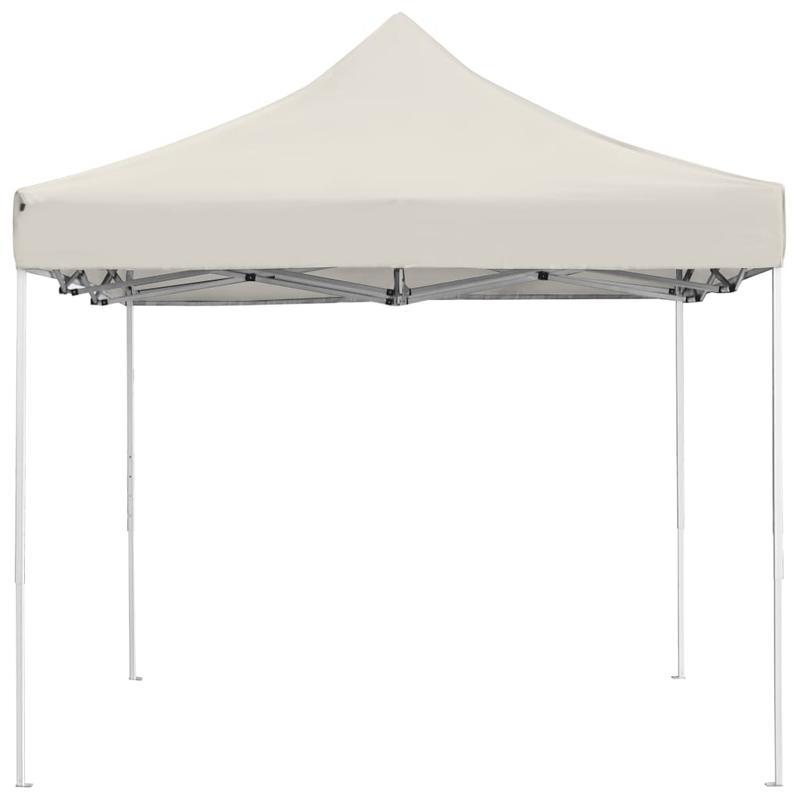 Partytent – Opvouwbare Tent – Feesttent – Evenemententent – Markt Tent – Crème Kleur – 4,5x3 Meter – Lichtgewicht Aluminium Frame