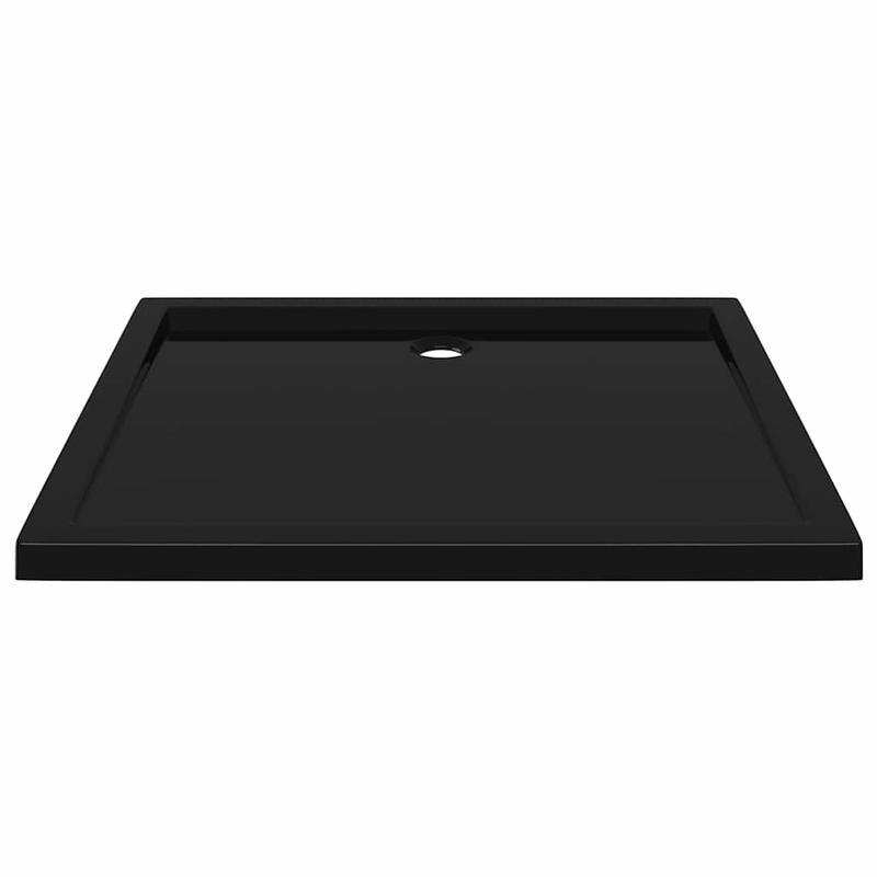 Douchebak – Douchevloer – Douchepan – Natte Ruimte Tray – Doucheplateau – Zwart ABS Kunststof – 80x90 cm – Slijtvaste Moderne Afwerking