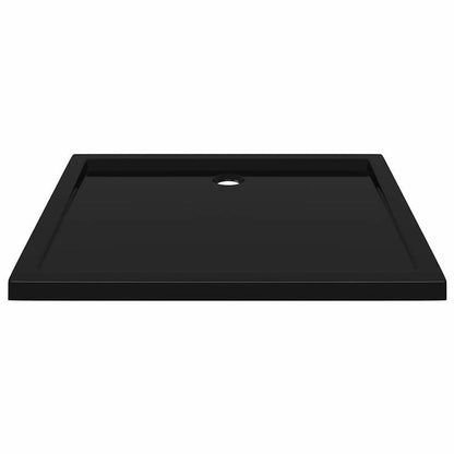 Douchebak – Douchevloer – Douchepan – Natte Ruimte Tray – Doucheplateau – Zwart ABS Kunststof – 80x90 cm – Slijtvaste Moderne Afwerking