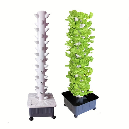 Hydrocultuurtafel – Kweektafel – Kweeksysteem – Moestuintafel – Hydroponic Systeem – 15 Lagen Met 45 Plantlocaties – Waterpomp Met Timer En Verplaatsbare Watertank