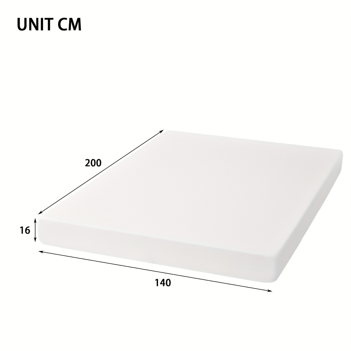 Matrasbeschermer – Matrasbeschermhoes – Molton – Matrashoes – Matrasonderlegger – Ademend Katoen – Anti-Slip – 140x200 cm – Gevoerd – Wasbaar – Wit