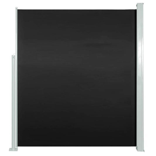 Tuinscherm – Privacyscherm – Balkonscherm – Windscherm – Uittrekbaar – 160x500 cm – Weerbestendig Zwart Doek