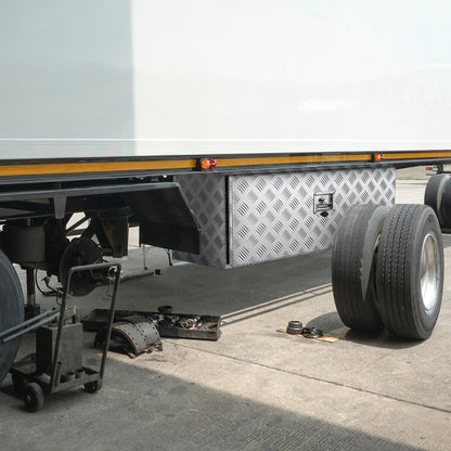 Gereedschapskist – Gereedschapskoffer – Toolbox – Opbergkist – Aluminium Opbergbox – 110L Inhoud – Met Pinionslot en Sleutels