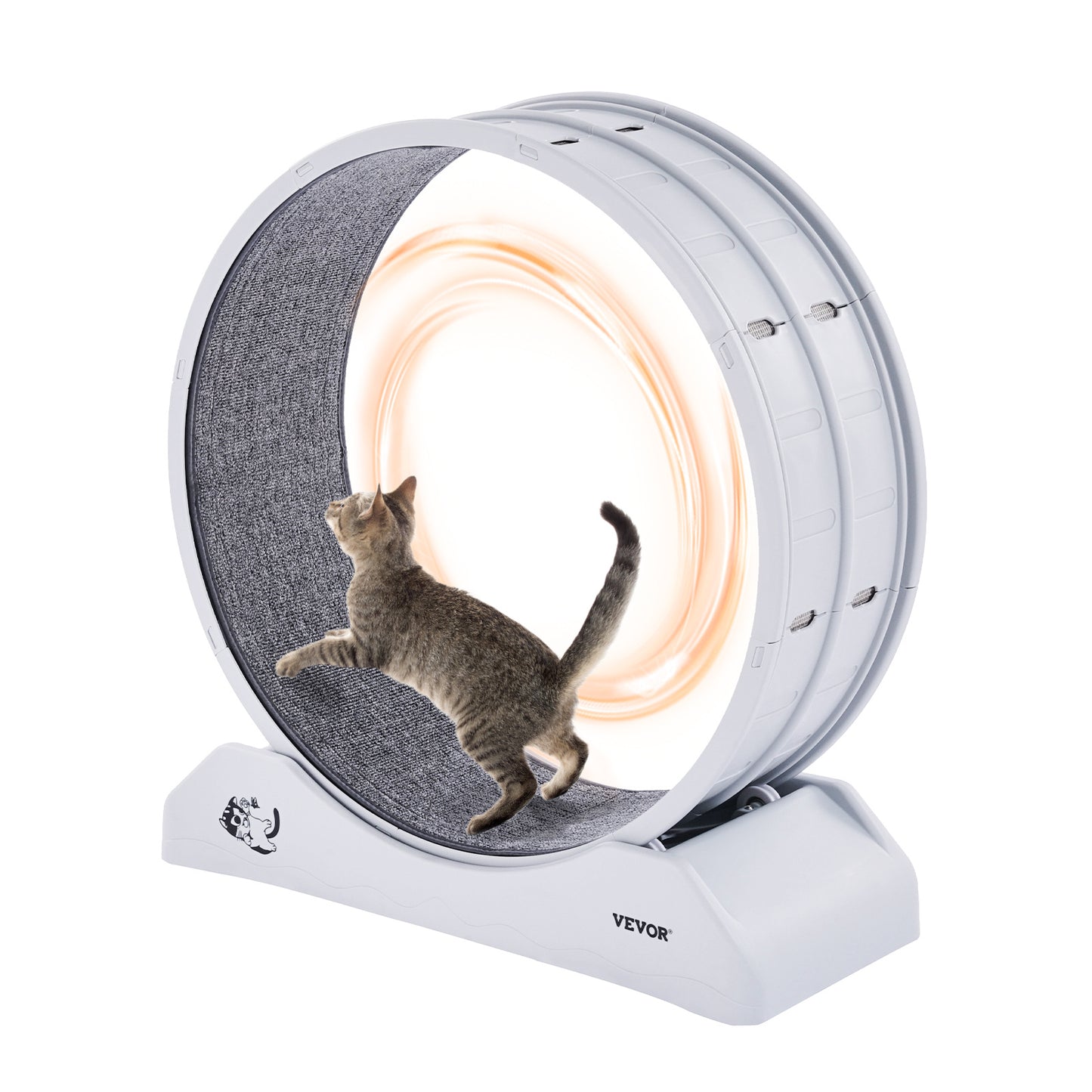 Kattenloopwiel – Kattenrad – Kattenrennrad – Kattenrennen – Kattenfitness – Groot 80 cm Diameter – Stil En Stabiel Ontwerp