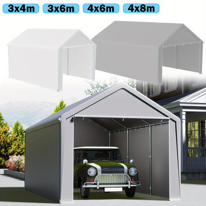 Carport – Garage Tent – Overkapping – Tuinoverkapping – Opbergtent – 4 x 6 meter – Gegalvaniseerd Stalen Frame met PE Coating