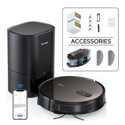 Robotstofzuiger – Robotstofzuiger En Mop – Stofzuigerrobot – Dweilrobot – Slimme Robotstofzuiger – App-Controle – 2600 mAh Lithium-Polymeer Batterij
