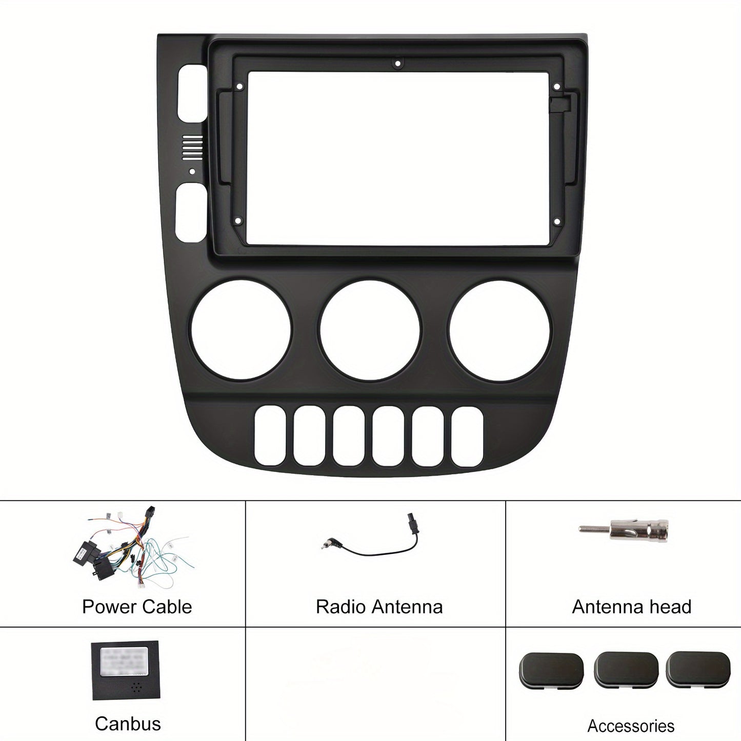 Android Car Stereo – Auto Multimedia Speler – Double Din Radio – Touchscreen Navigatie – CarPlay Android Auto – 22,86 Inch Scherm – Draadloos – Backup Camera & Microfoon