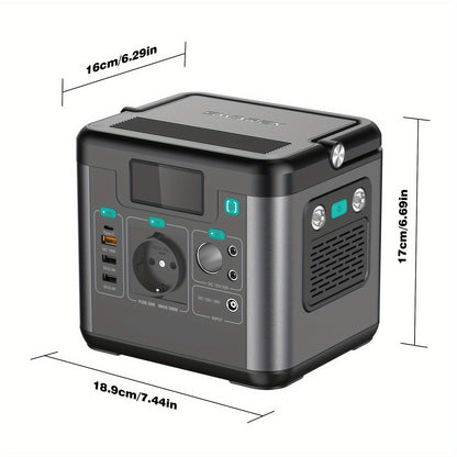 Mobiele Powerstation – Draagbare Accu – Outdoor Stroomvoorziening – Camping Energie – 222 Wh Capaciteit – 300 W Output