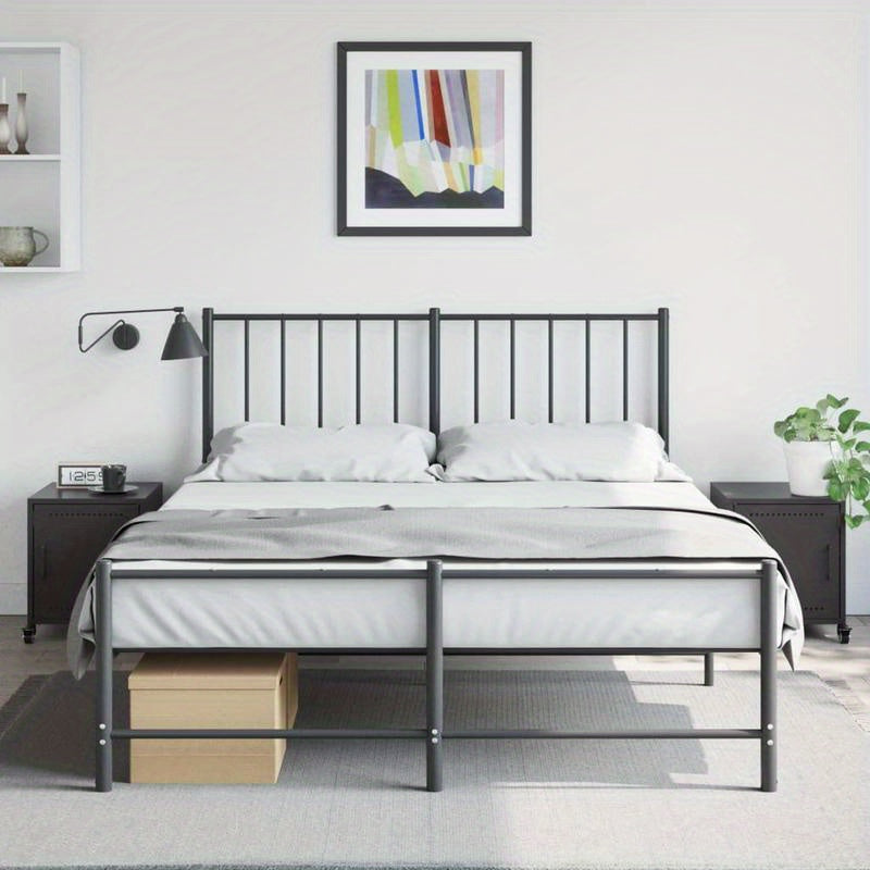 Bedside Tables 2pcs 36X39X43.5 Cm Steel Black