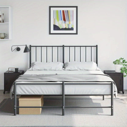 Bedside Tables 2pcs 36X39X43.5 Cm Steel Black