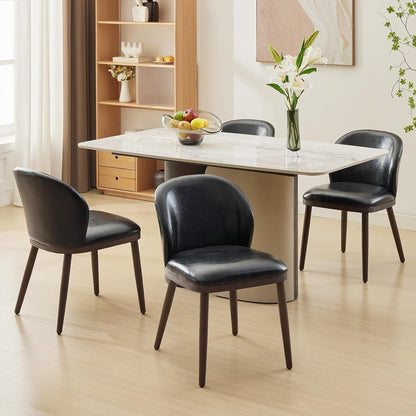 Eetkamerstoelen – Stoelen – Stoelset – Design Stoelen – Dining Chair Set – Scandinavisch Design – Ergonomische Rugleuning – Massief Beukenhout Pootsysteem