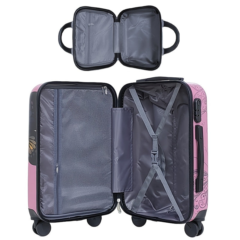 Kofferset – Reiskoffer – Trolley – Handbagage – Spinnerkoffer – 4-delige set 14”/20”/24”/28” – ABS+PC Hard Shell – 360° Spinnerwielen