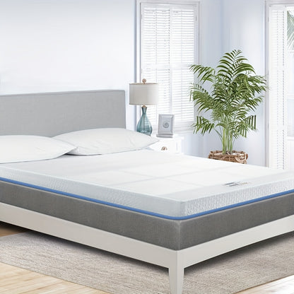 Matras Topper – Topmatras – Topdekmatras – Matrastopper – Topmatras 160x200 cm – 10 cm Dik – Dubbele Hardheid H2 & H3 – Wasbare Afritsbare Hoes