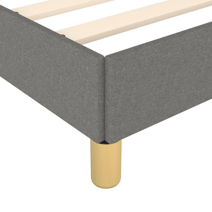 Bed frame without Mattress Grigio Scuro 200x200cm Tissue Practical, removable, suitable for all seasons, Bedroom Furniture, Home Decor, Modern Bedroom, Minimalist Style, Easy Assembly, Durable Material, Queen Size Bed, Slatte