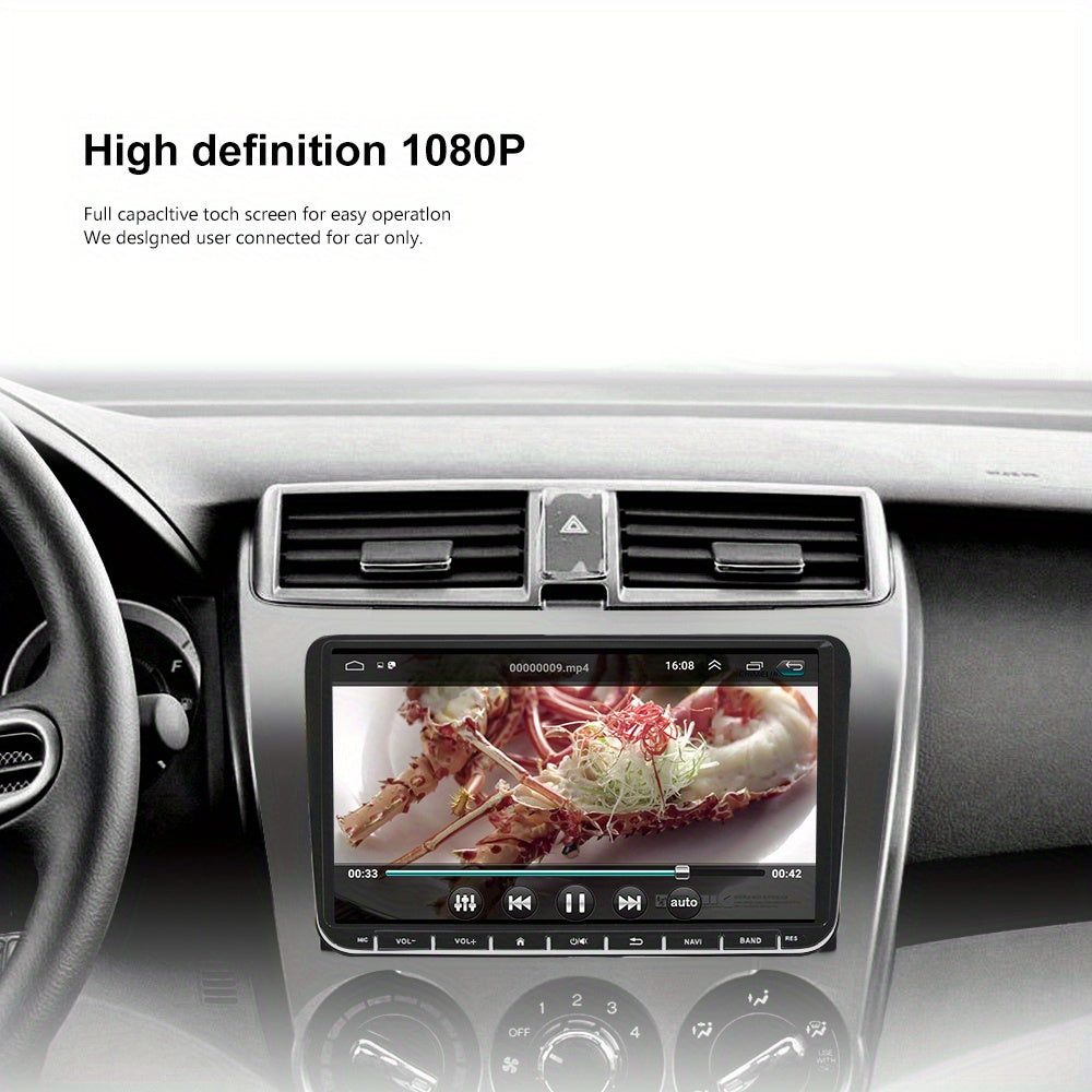 Android 15 Autorradio – Car Multimedia Systeem – Navigatie Unit – Inbouwradio – Android Car Stereo – Draadloos Carplay – 7 Inch Touchscreen – Achteruitrijcamera Inclusief