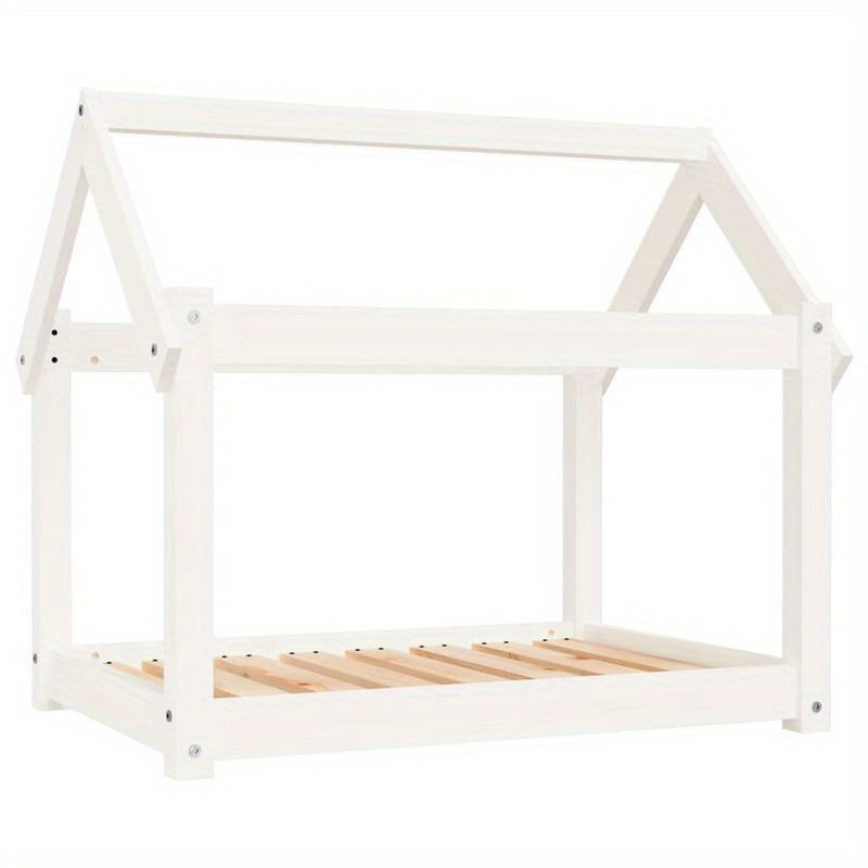 White Dog Bed 81x60x70cm Spacious and Transparent Clean and Beautiful Comfortable and Breathable Sturdy and Durable Versatile for Home Suitable for Small-Medium Dogs, Dog Bed Cosy, Extra Large Dog Beds, Elevated Pet Bed, Heav