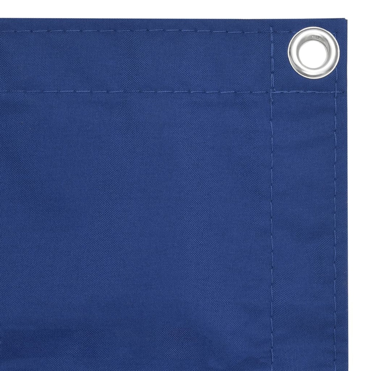 Balkonspiegel scherm – Balkonafscherming – Privacy scherm – Balkonscherm – Buitenwand scherm – Blauw Oxford materiaal – 75x400 cm – Schaduwrendement 91-100%