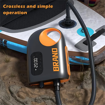 Elektrische Luchtpomp – Opblaaspomp – Compressor – Inflator – Pomp – USB Oplaadbaar – Max 20 PSI – Compact Design Zwart