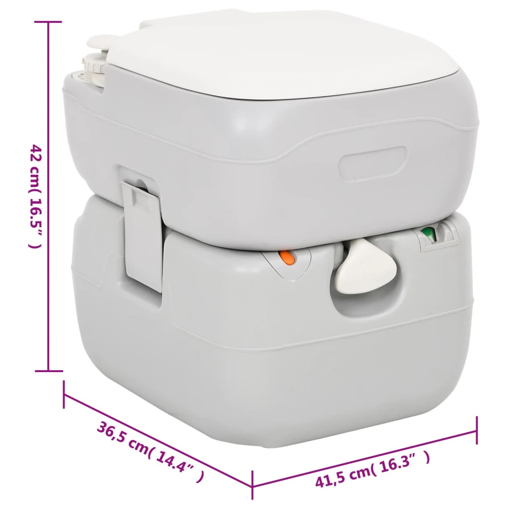Vidaxl Camping Toilet Portable Toilet for The Campsite