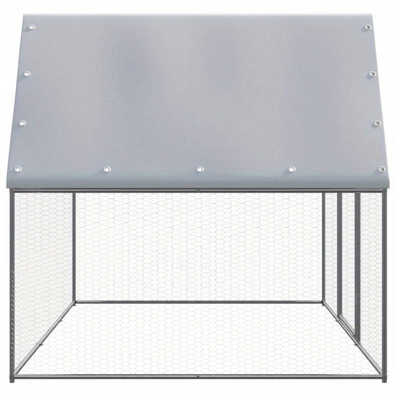 Kippenhok – Kippenren – Vogelschuur – Vogelpaviljoen – Kippenverblijf – Gegalvaniseerd Staal – 3x2x2 Meter