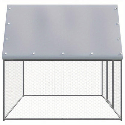 Kippenhok – Kippenren – Vogelschuur – Vogelpaviljoen – Kippenverblijf – Gegalvaniseerd Staal – 3x2x2 Meter