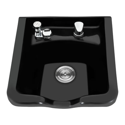douchebak – wasbak – shampoo wastafel – draagbare haarwasbak – mobiele wasbak – ABS kunststof – warm en koud water aansluiting - QUORE