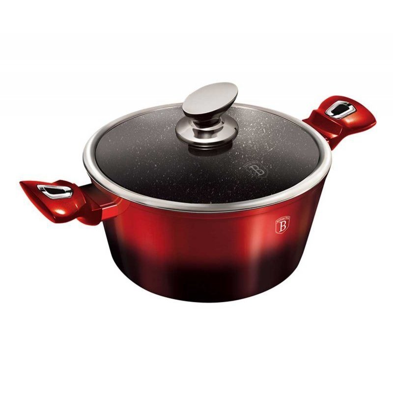 Berlinger House Metallic Black Burgundy Line 15 Elements BH-1632