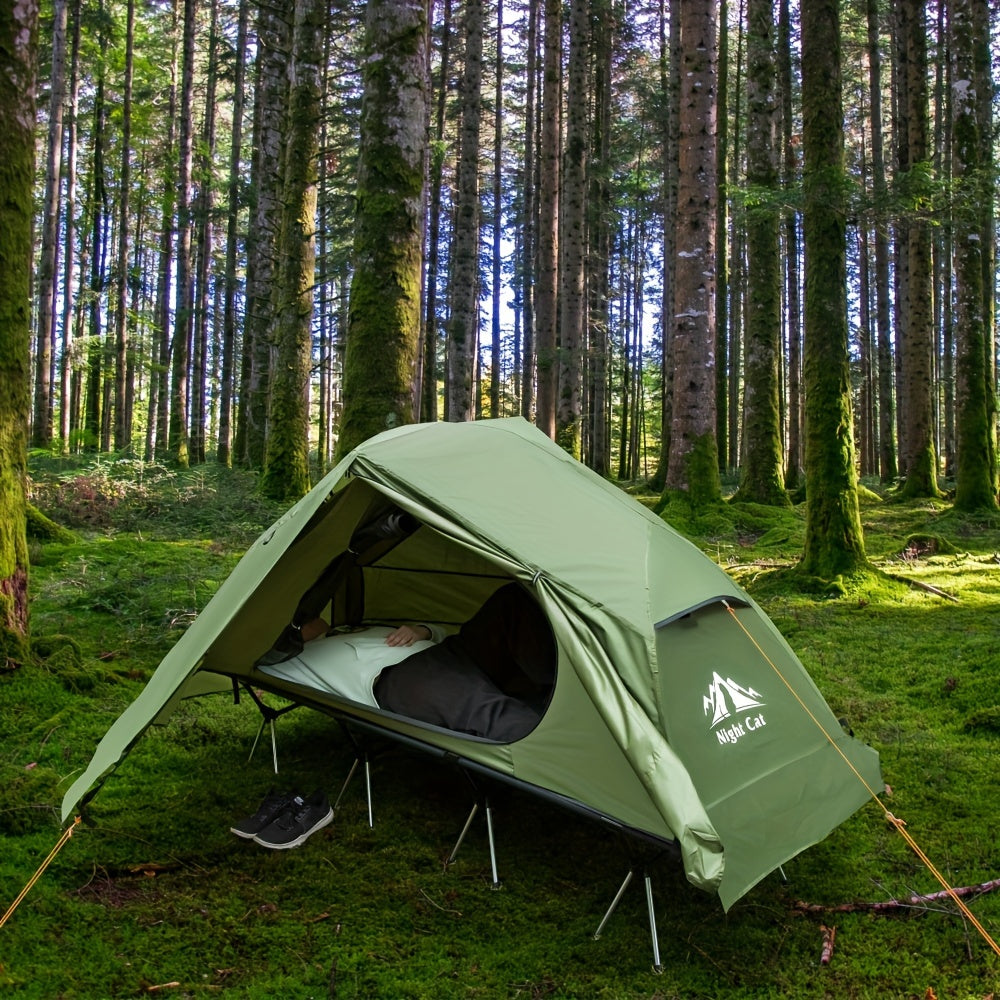 Campingbed – Reisbed – Kampeerbed – Outdoor Bed – Tent – Verhoogd Slaapoppervlak – Lichtgewicht Aluminium Frame