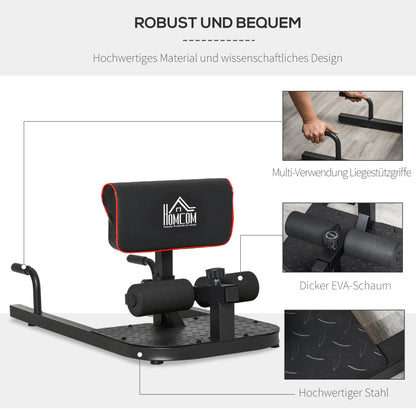 Squattrainer – Sissy Squat Trainer – Beentrainer – Buikspiertrainer – Fitnessapparaat – Verstelbaar tot 120 kg – Duurzaam Stalen Frame – Comfortabele Opvulling