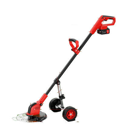 Draadloze Bosmaaier – Grasmaaier – Kantenmaaier – Struikkam – Trimmer – 850W Motor – 6000mAh Accu Met 2 Batterijen