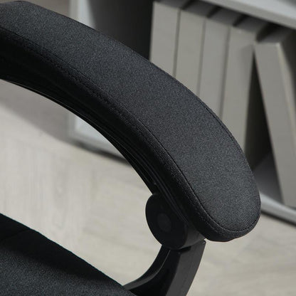 Ergonomische Bureaustoel – Ergonomische Stoel – Bureaustoel Met Voetensteun – Draaistoel – Kantoorstoel – Verstelbare Lendensteun – Uitschuifbare Voetensteun – Stevige Basis Met 5 Zwenkwielen