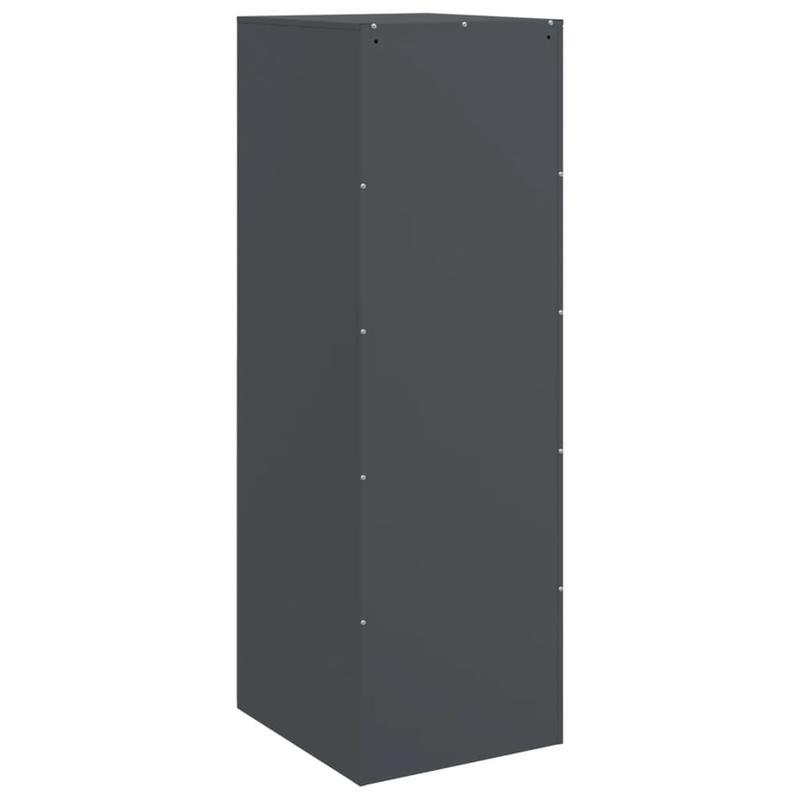 Anthracite Sideboard 34.5x39x107cm in Steel Removable and practical