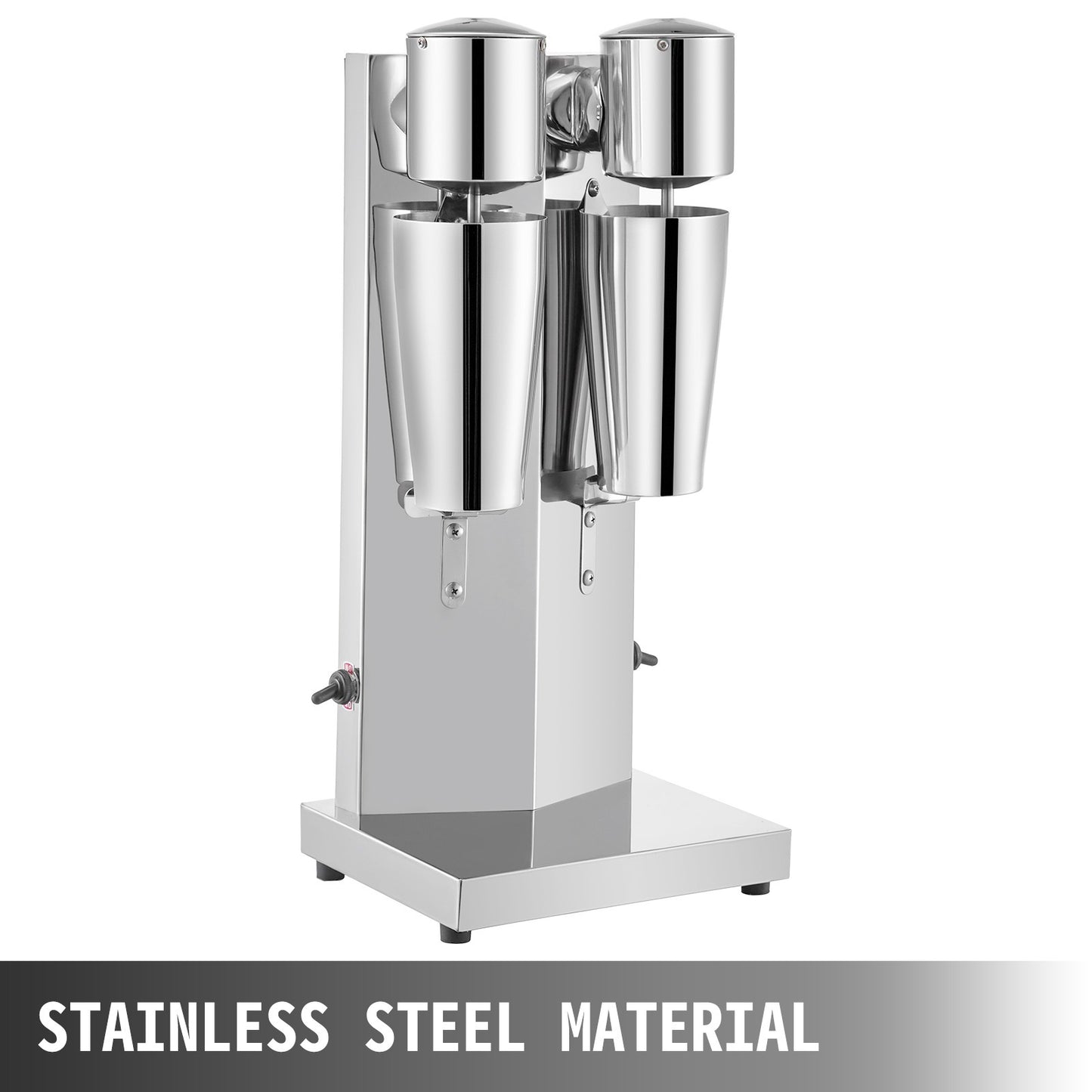 Elektrische Milkshake Mixer – Milkshakemachine – Shake Maker – Smoothiemixer – Proteïnemixer – 5010g – 180W Krachtige Motor – Dubbele Mixkop Roestvrij Staal