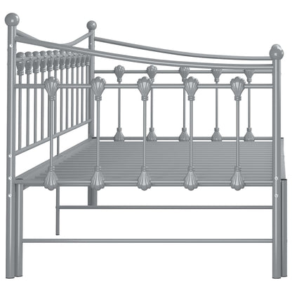 Bedbank – Slaapbank – Sofa Bed – Logeerbed – Uittrekbare Bank – Metalen Frame – 90x200 cm – Ruimtebesparend Design