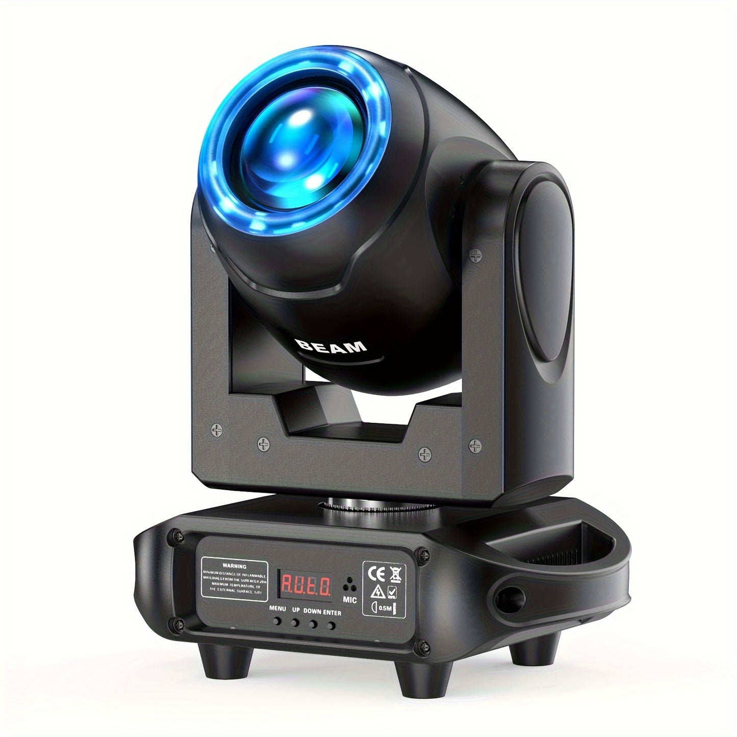 150W LED Moving Head – Effectlamp – Podiumverlichting – Lichtshow Lamp – Theaterlicht – 16 Prisma's – DMX 512 Bedienbaar