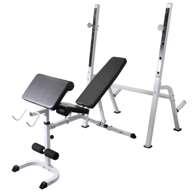 Verstelbare Gewichtbank – Krachtbank – Fitnessbank – Halterbank – Dumbbellbank – Hoogwaardig IJzer – Max. Belastbaarheid 60,5 kg