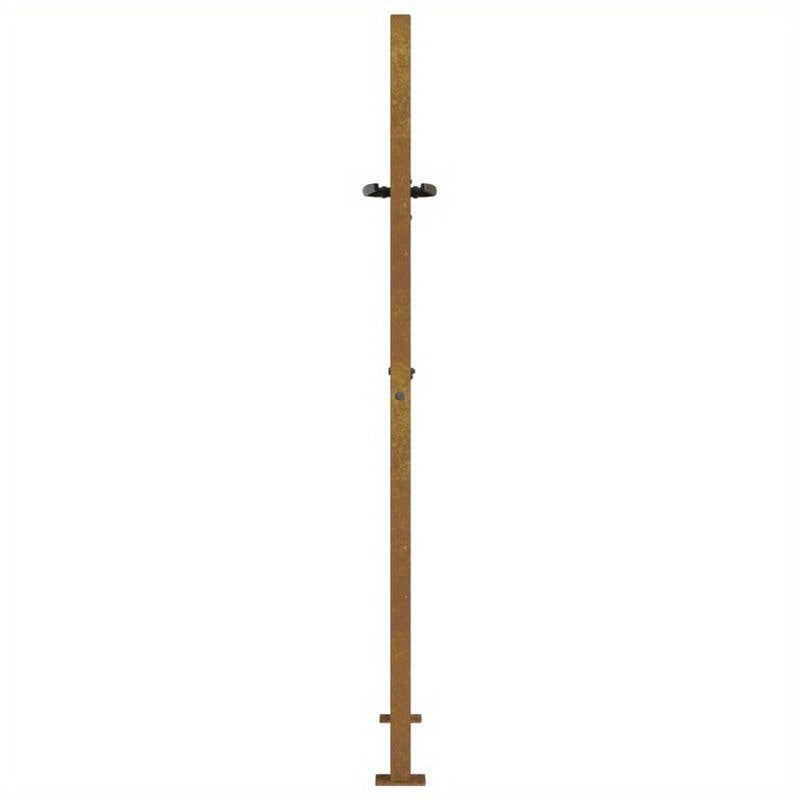 Tuinpoort Cortenstaal – Tuinafscheiding – Tuindecoratie – Metalen Poort – Rustieke Poort – Weerbestendig – 104 x 155 cm – Natuurlijk Roestbruin