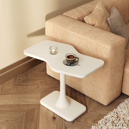Salontafel – Bijzettafel – Koffietafel – Nachttafel – Sidetable – Melkwit – Compact Formaat – Duurzaam Hout