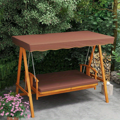 Heavy duty porch swing chair suitable for patio, yard, garden, lawn