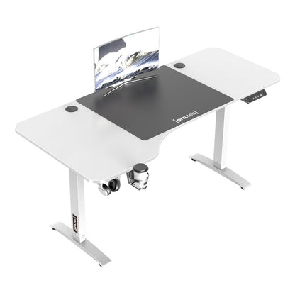 Bureau Elektrisch Verstelbaar – Zit Sta Bureau – Werkplek Meubel – Stevig Tafel – Verstelbare Werktafel – Met Geheugenfunctie – 160x75 cm Aluminium Frame – Draagkracht 80 kg