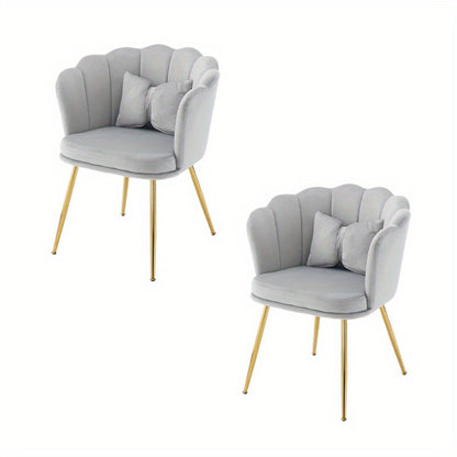 Fauteuil – Zitzetel – Relaxstoel – Armstoel – Velours Bekleding – Uniek Bloemblad Design – Ergonomische Vlinderkussens