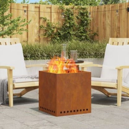48 x 48 x 50cm Easy to Install Outdoor Fire Pit Home Patio for Daily Leisure Outdoor Gatherings, Patio Heating, Backyard Gatherings, Stylish Patio, Cozy Gathering Spot