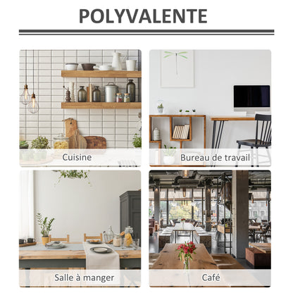 Eetkamerstoel – Keukenstoel – Stoel Met Rugleuning – Zitstoel – Veloursstoel – Grijs – Ergonomisch Design – Stabiel Metalen Frame